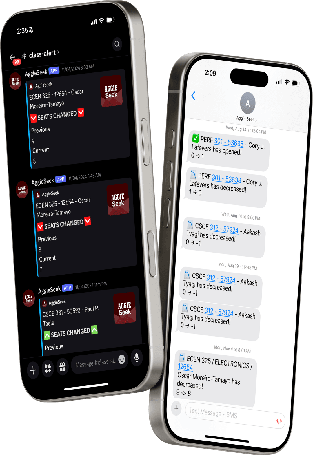 AggieSeek Mobile Mockup